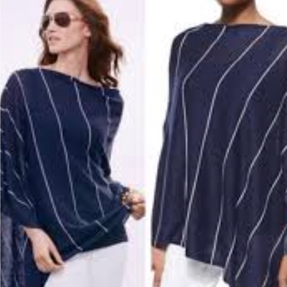 Eileen Fisher Organic Linen Sweater/Poncho